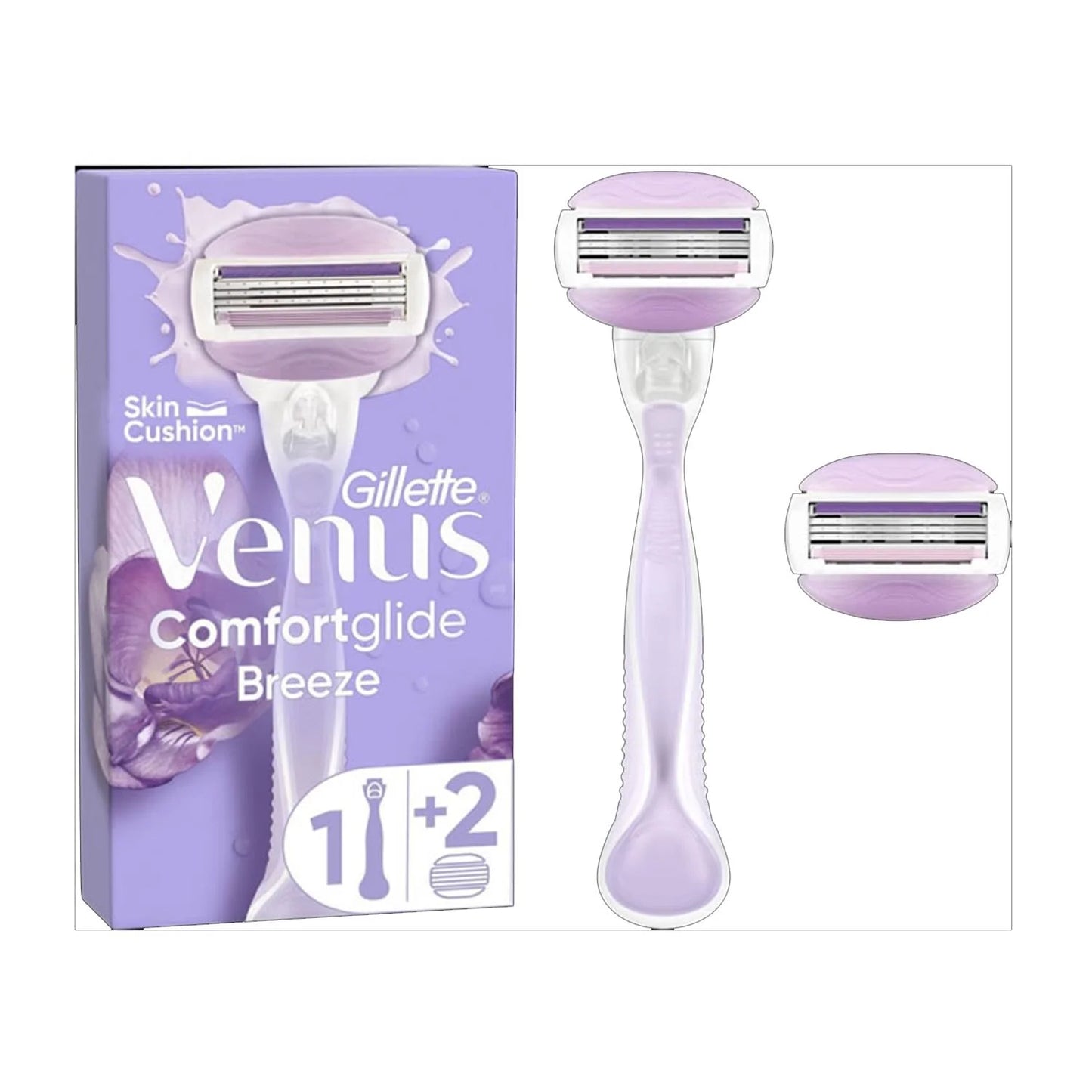 GILLETTE Gillette Venus Breeze 3 Klingen Rasierklingen 2 Stück Nachfüllpack Kosmetik