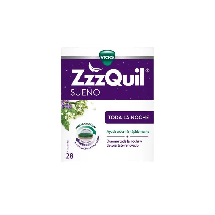 ZZQUIL ZZQUIL Sleep All Night 28 Tabletten zur Unterstützung des Schlafs Kosmetik