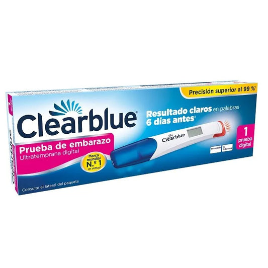 CLEARBLUE CLEARBLUE Schwangerschaftstest Früherkennung Klare Ergebnisse 1 Stück Kosmetik