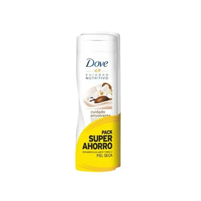 DOVE Dove Essential Milk Body Lotion Vanilla für trockene Haut 2 x 400 ml Kosmetik