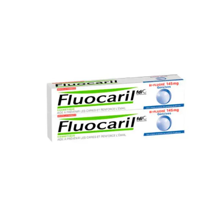 FLUOCARIL FLUOCARIL Gum Zahnpasta Bifluorid 145 mg 2 x 75 ml Packung Kosmetik