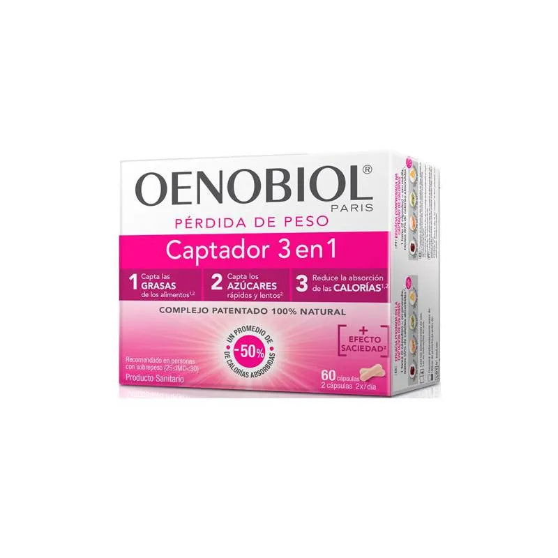 OENOBIOL OENOBIOL Captador 3 en 1 Nahrungsergänzung 60 Kapseln Kosmetik