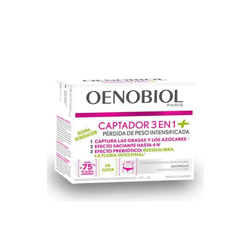 Oenobiol Captador 3 En 1 Plus 60 Kapseln