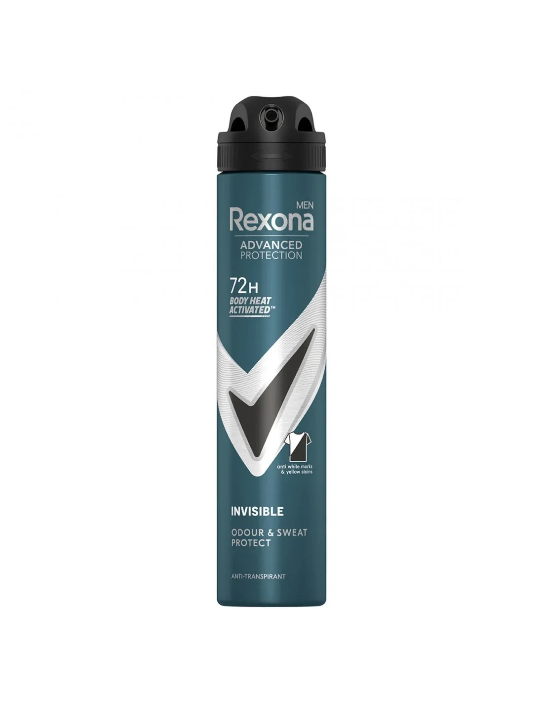 REXONA REXONA Men Deo Spray Invisible Black + White 200 ml 72 Stunden Schutz Kosmetik