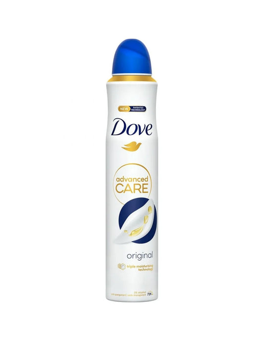 DOVE Dove Deodorant Spray 200 ml Original Duft Antitranspirant für Damen und Herren Kosmetik