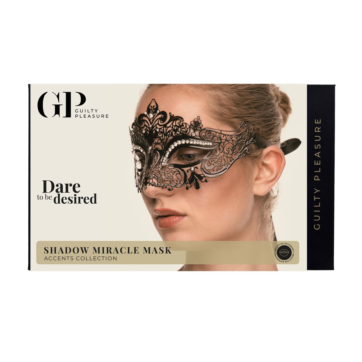Maske Guilty Pleasure Accents Schwarz