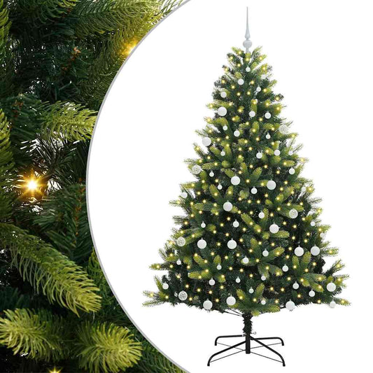 Künstlicher Geschmeidiger Weihnachtsbaum Mit 300 Leds