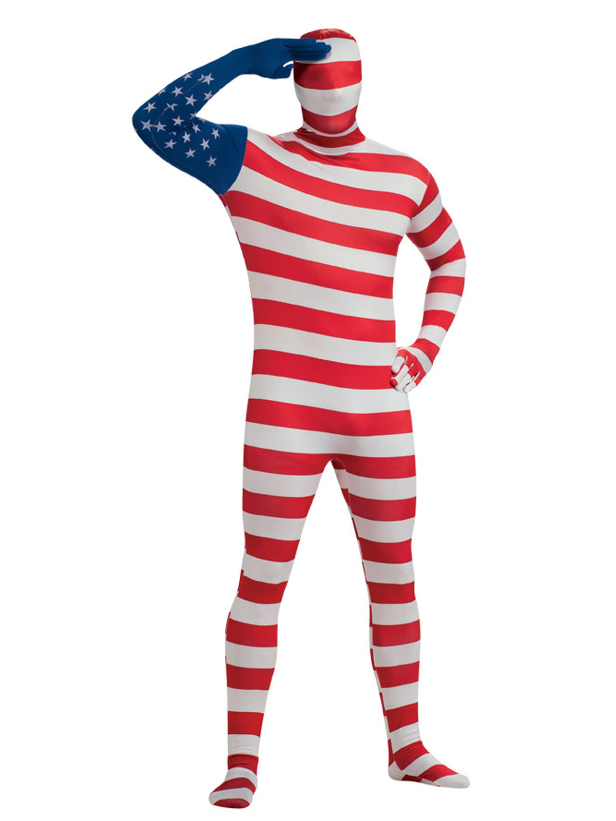 Rubies USA FLAG 2ND SKIN SUIT - MENS Kostüm für Erwachsene für Herren