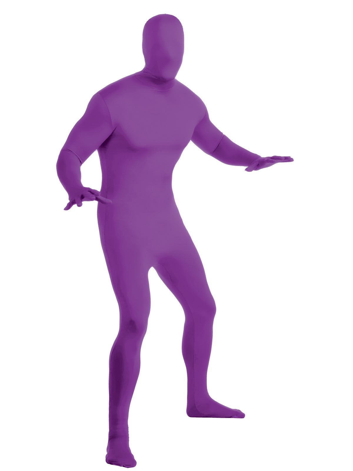 Rubies PURPLE 2ND SKIN SUIT Kostüm für Erwachsene für Herren