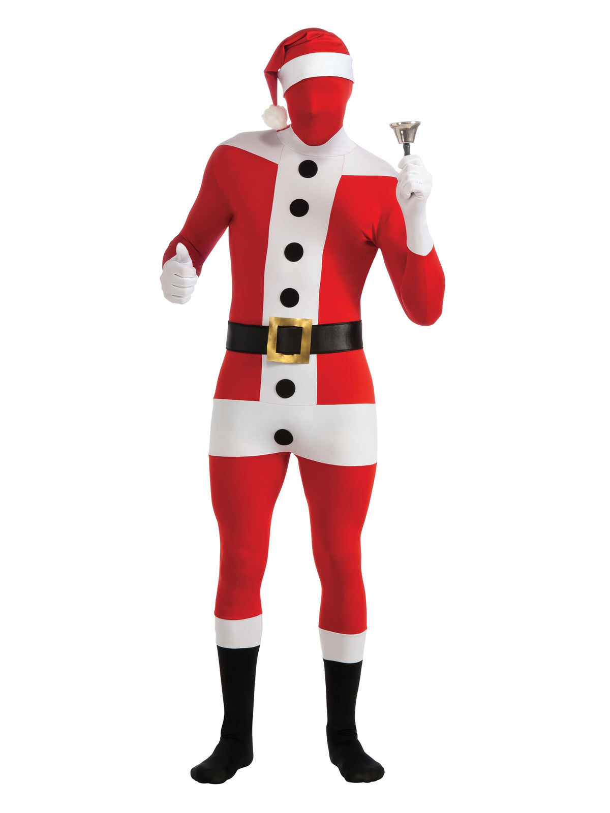 Rubies SANTA CLAUS 2ND SKIN SUIT Kostüm für Erwachsene für Herren