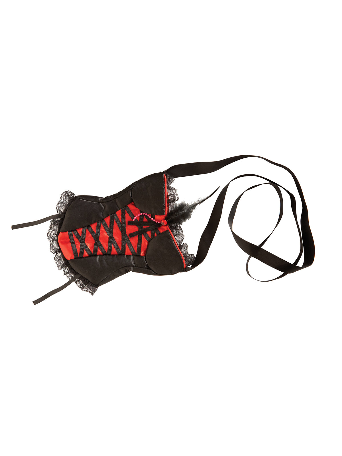 Rubies Corset Shaped Feather/Lac Kostüm für Erwachsene für Damen