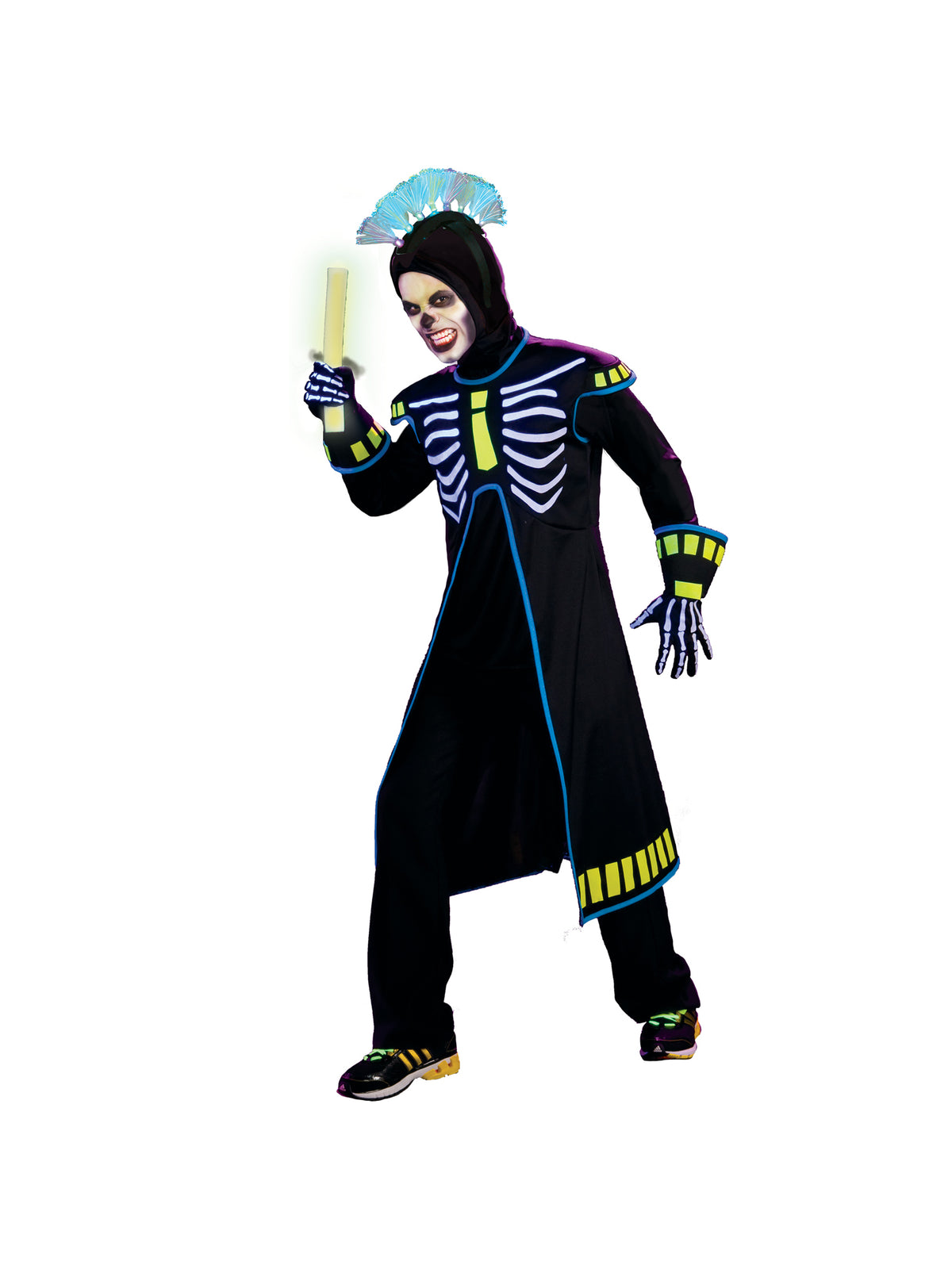 Rubies Rubies Ravin' Skeletech Kostüm für Erwachsene für Damen