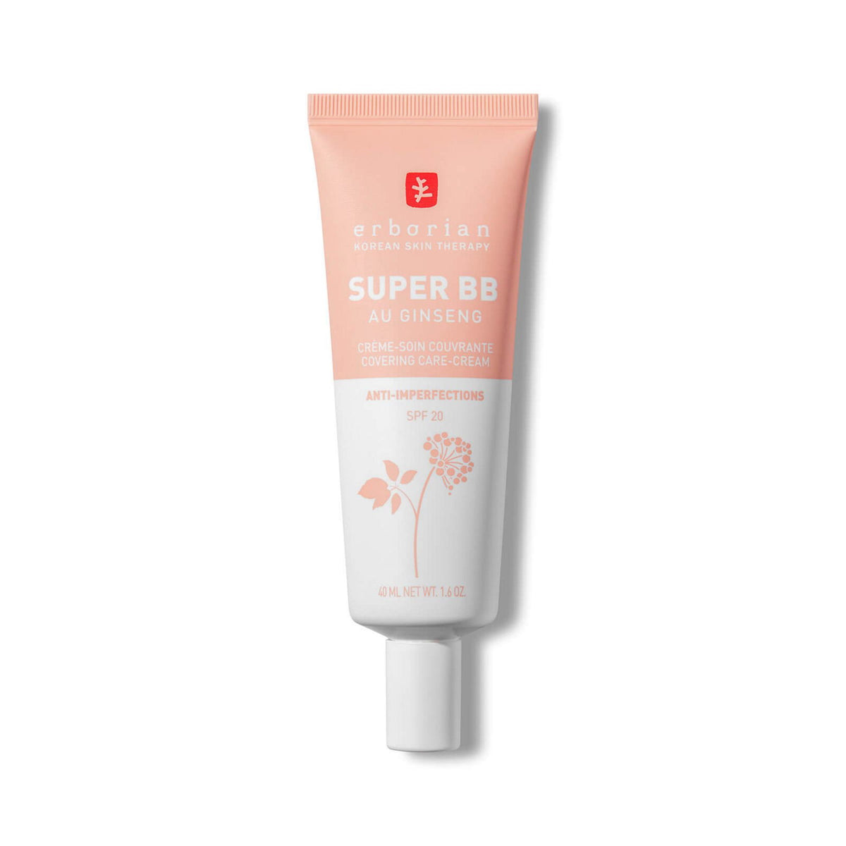 Erborian, Super BB, Ginseng, Hohe Abdeckung, BB-Creme, Clair, SPF20, 40 ml