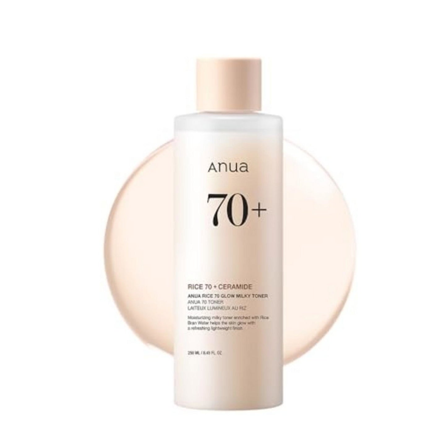Anua, Rice 70+, Ceramid, Glanz, Gesichtswasser, Für das Gesicht, 250 ml