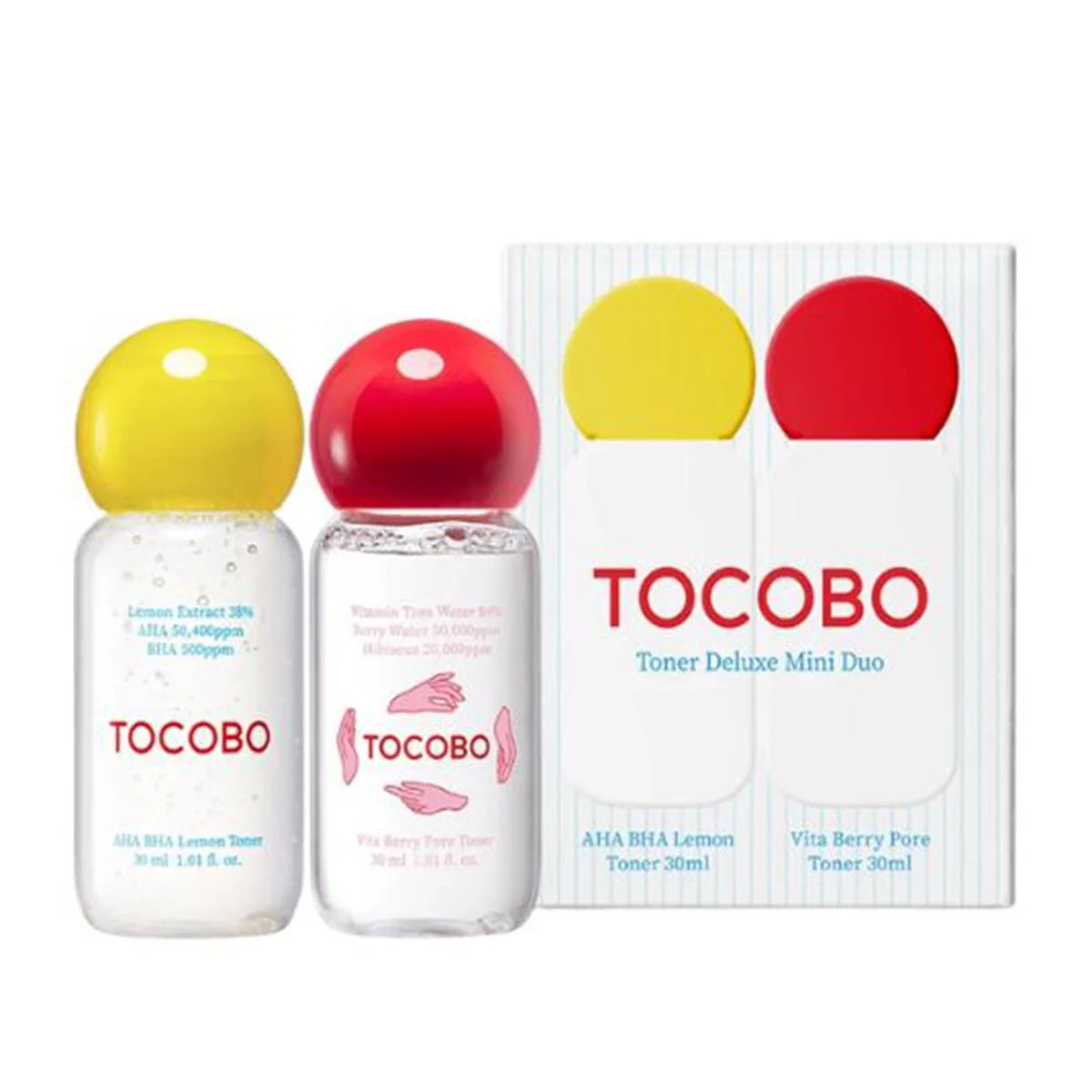 TOCOBO Toner Deluxe Mini Duo Lemon Berry mit 2 Mini-Tonern