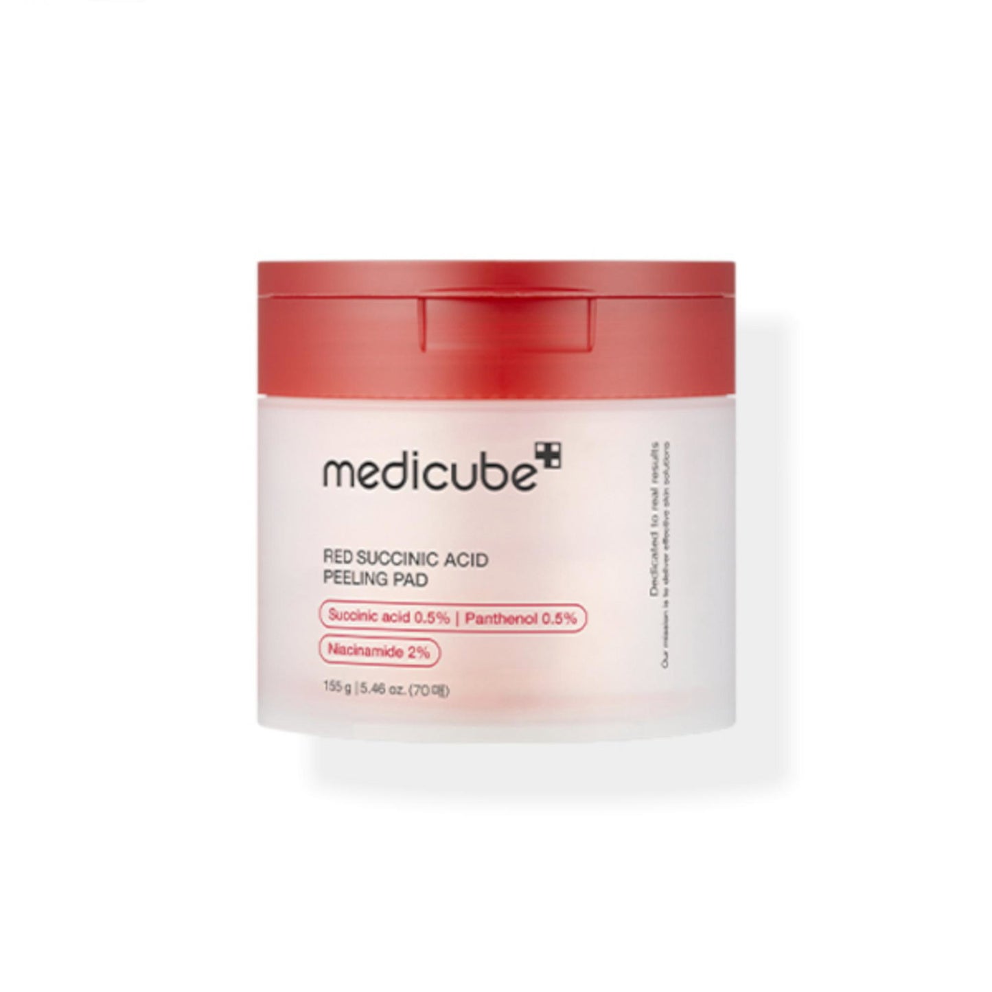 Medicube Medicube, Red Succinic Acid Peeling Pad, Exfoliation, Gesichtswasser, Gesicht, 70 stk, 155 g Regular