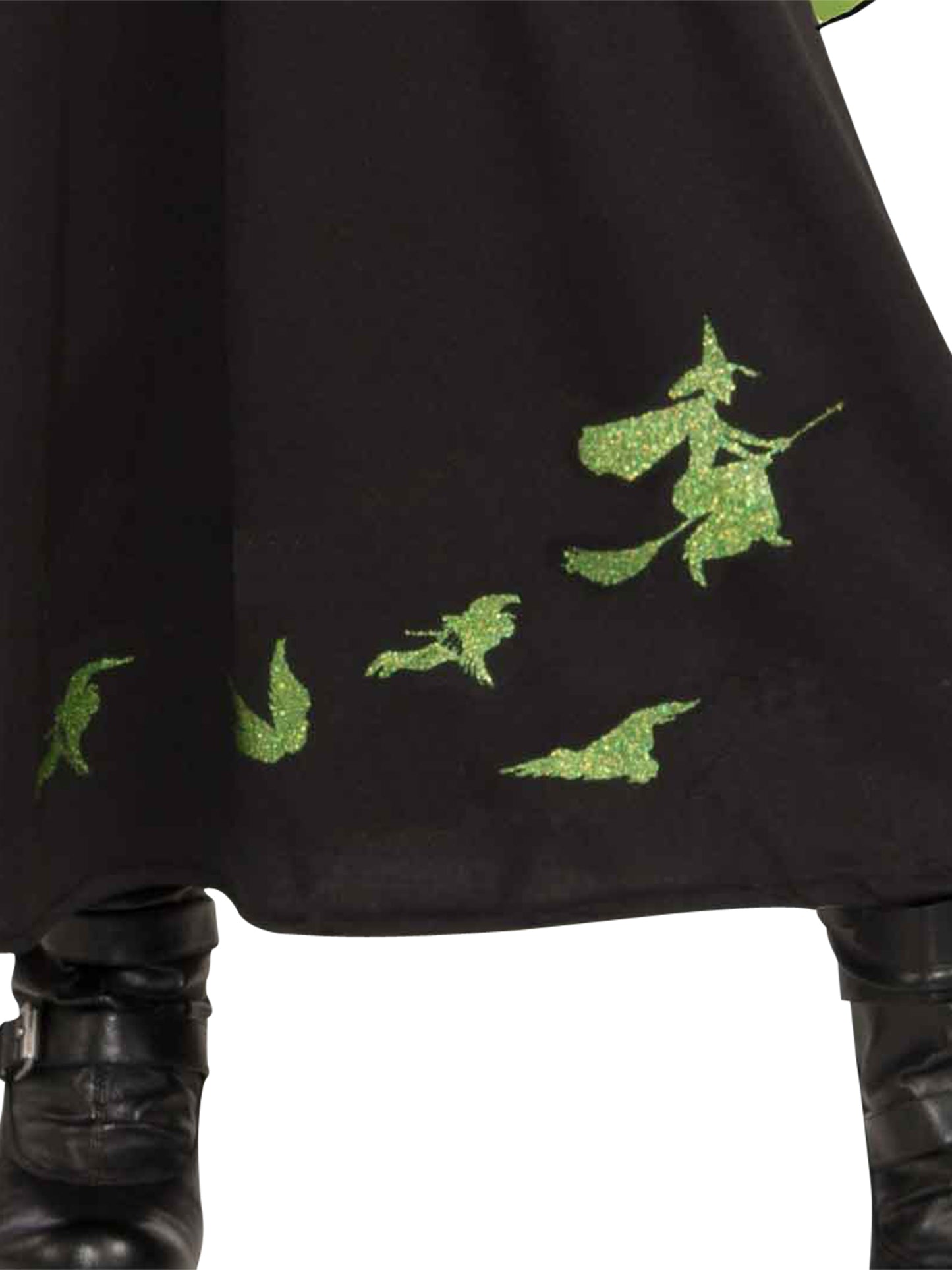 Rubies Wicked Witch of the West Kinderkostüm für Mädchen mit Kleid, Umhang und Hut – Seitenansicht