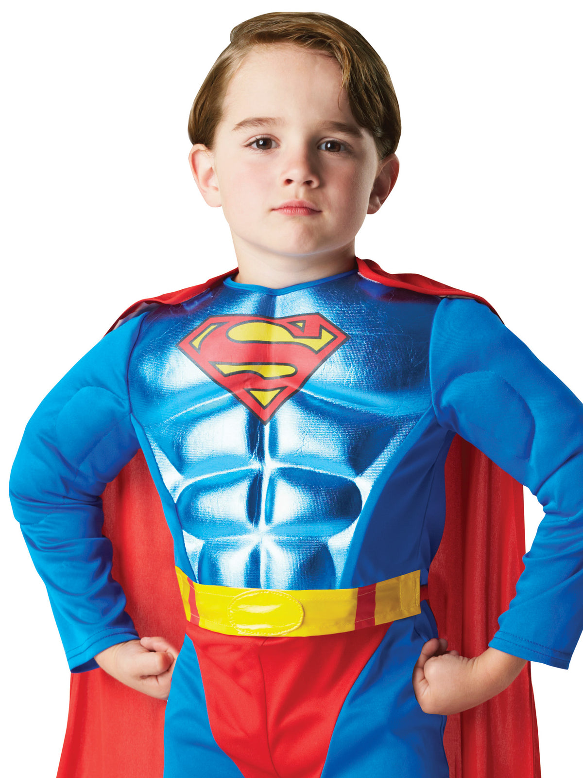 Rubies Metallic Chest Dc Superman - Childrens Kinderkostüm für Jungen