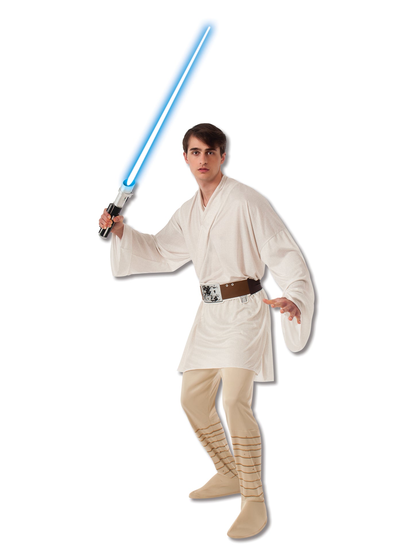 Rubies Star Wars Luke Skywalker Kostüm für Herren mit Tunika, Hose und Gürtel