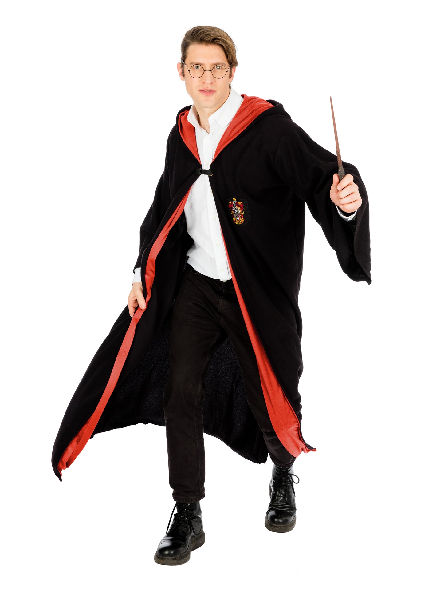 Rubies Harry Potter Robe Kostüm für Erwachsene Herren mit Kapuze – Rückansicht