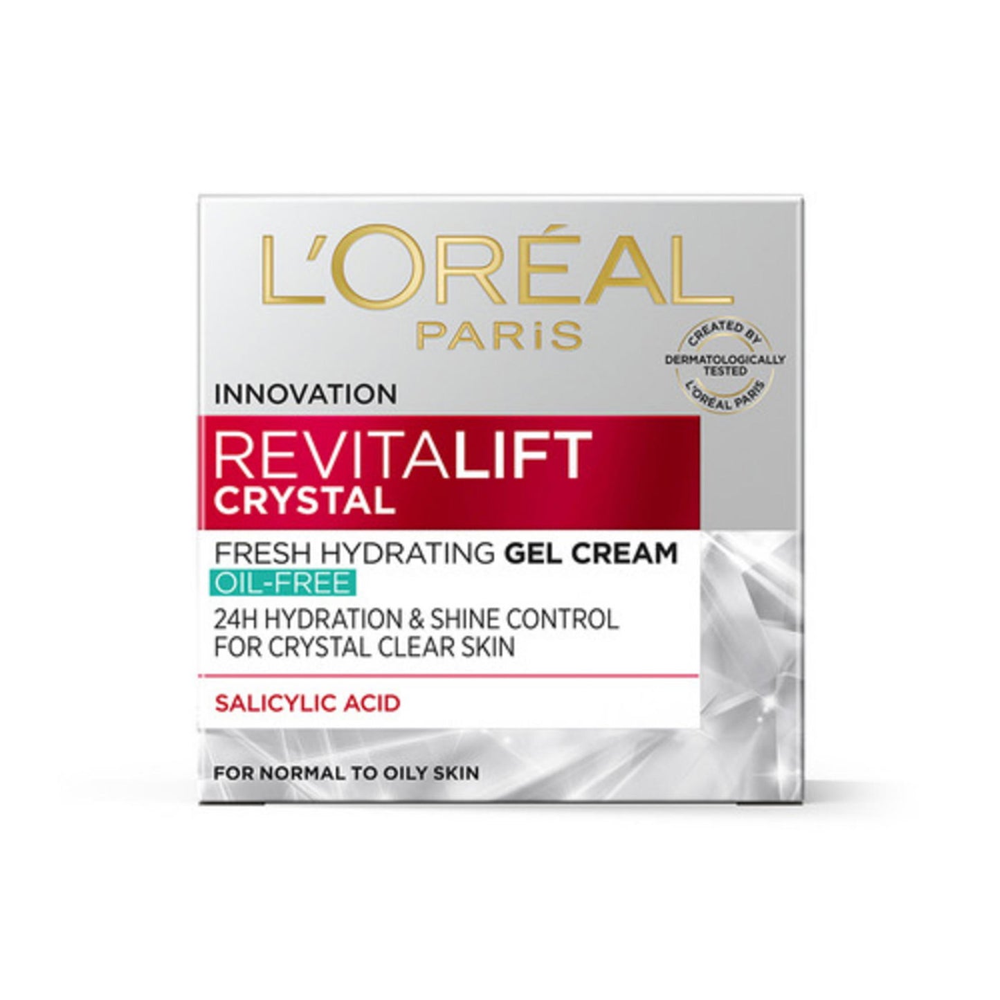 L'Oreal Paris, Revitalift Crystal, Hydratisierend, Gel-Creme, Für Gesicht & Hals, 50 ml