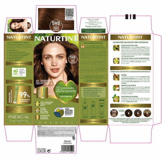 NATURTINT NATURTINT Haarfarbe ohne Ammoniak 5WB Kupferbraun Radiant 170 ml