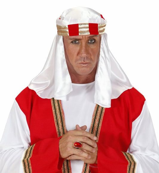 Scheich Kopftuch in traditionellem Stil für Fasnacht und Karneval