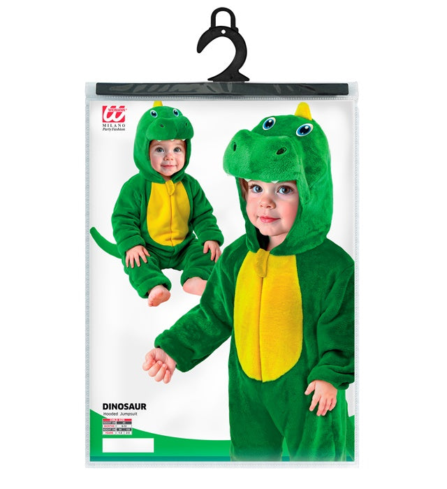 Dinosaurier Samt Plüschkostüm mit Kapuze für Fasnacht und Karneval