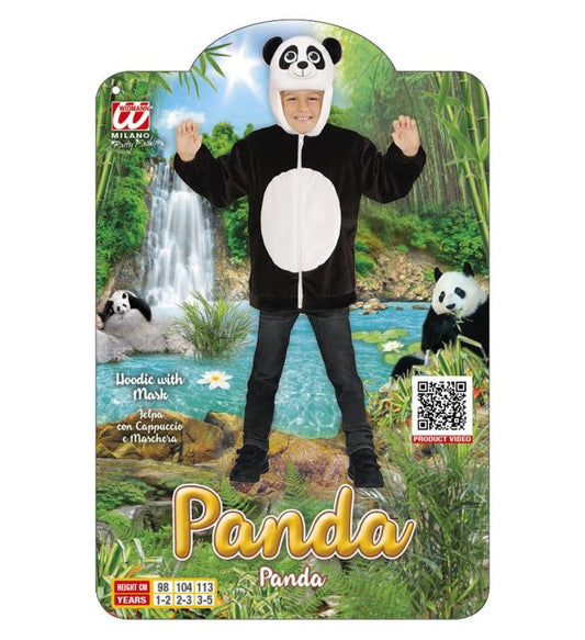 PANDA SOFT PLÜSCHKOSTÜM (Jacke mit Kapuze)