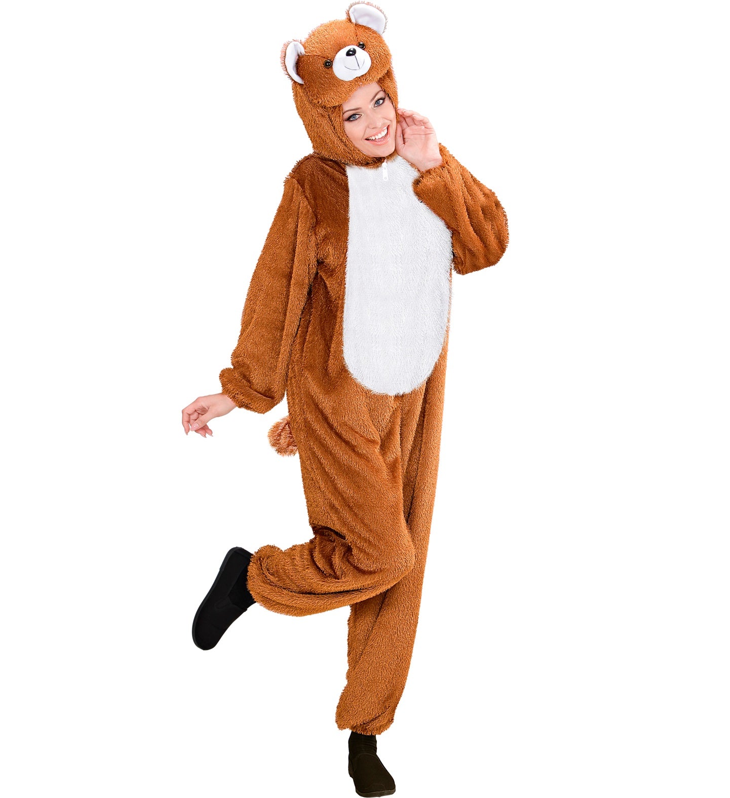 Plüsch Bär Kostüm Overall Onesie mit Kapuze