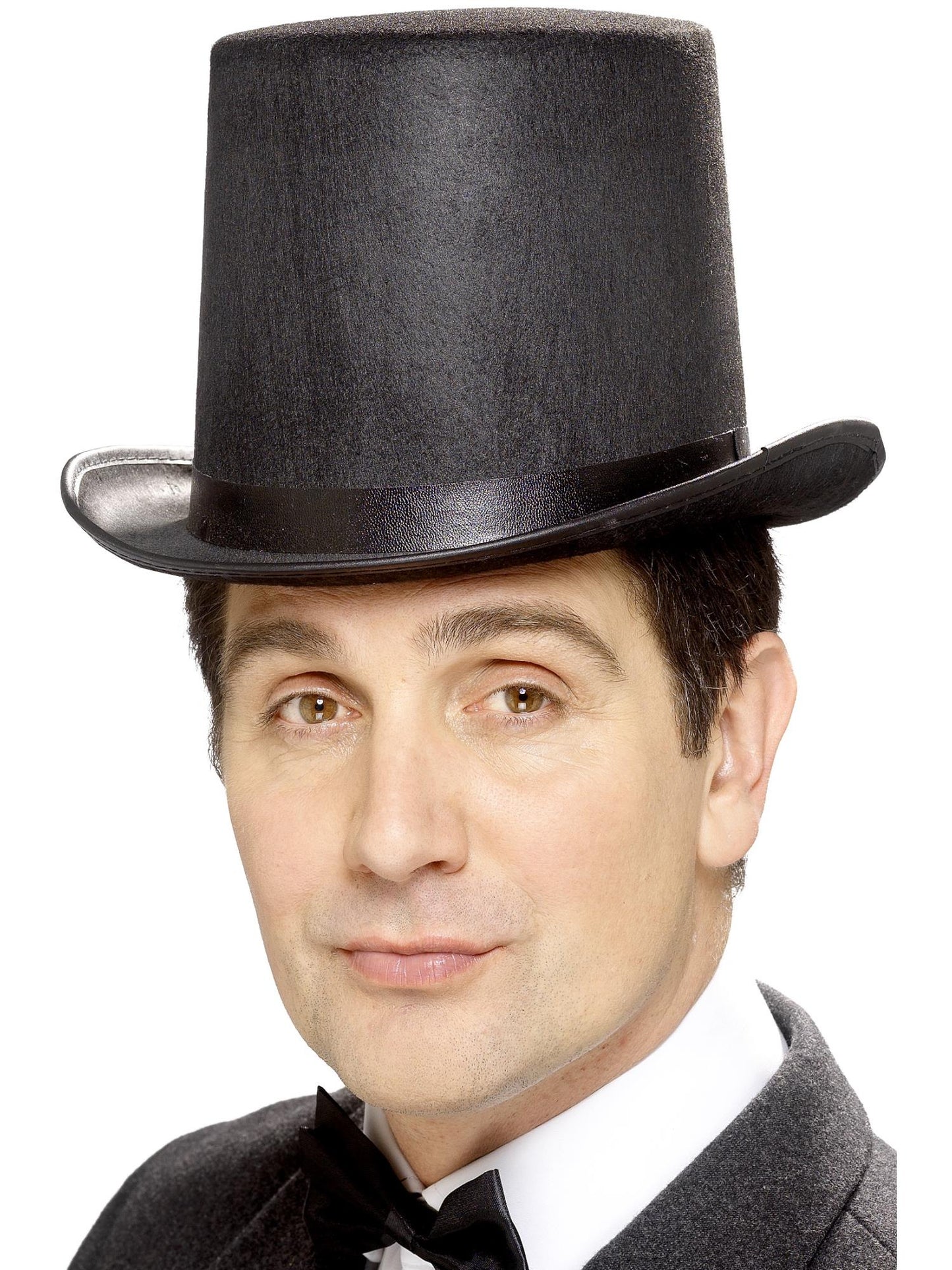 Smiffys Stovepipe Topper Hat, Black für Herren
