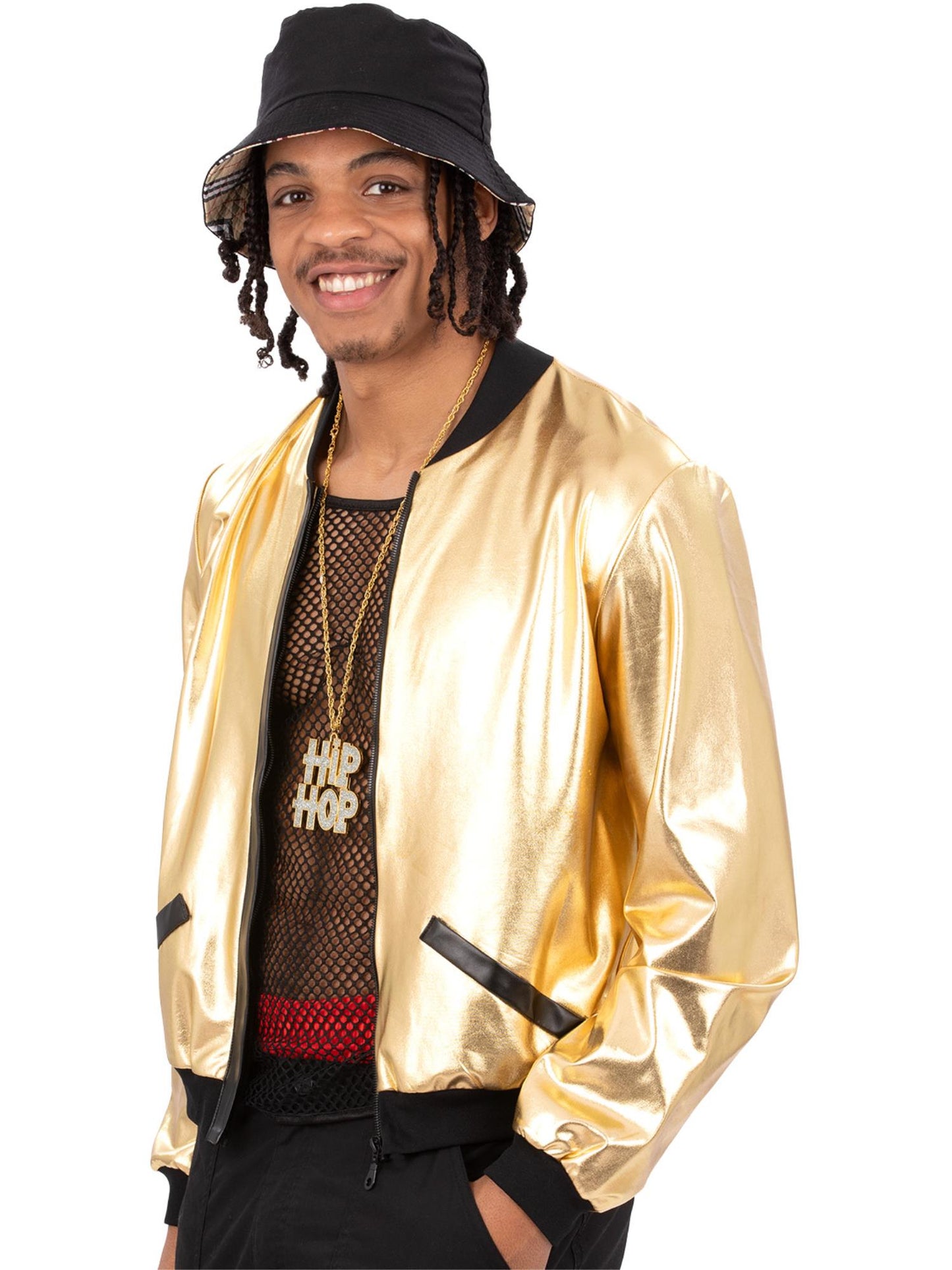 Smiffys 1990S 90s Gold Jacket CS für Unisex
