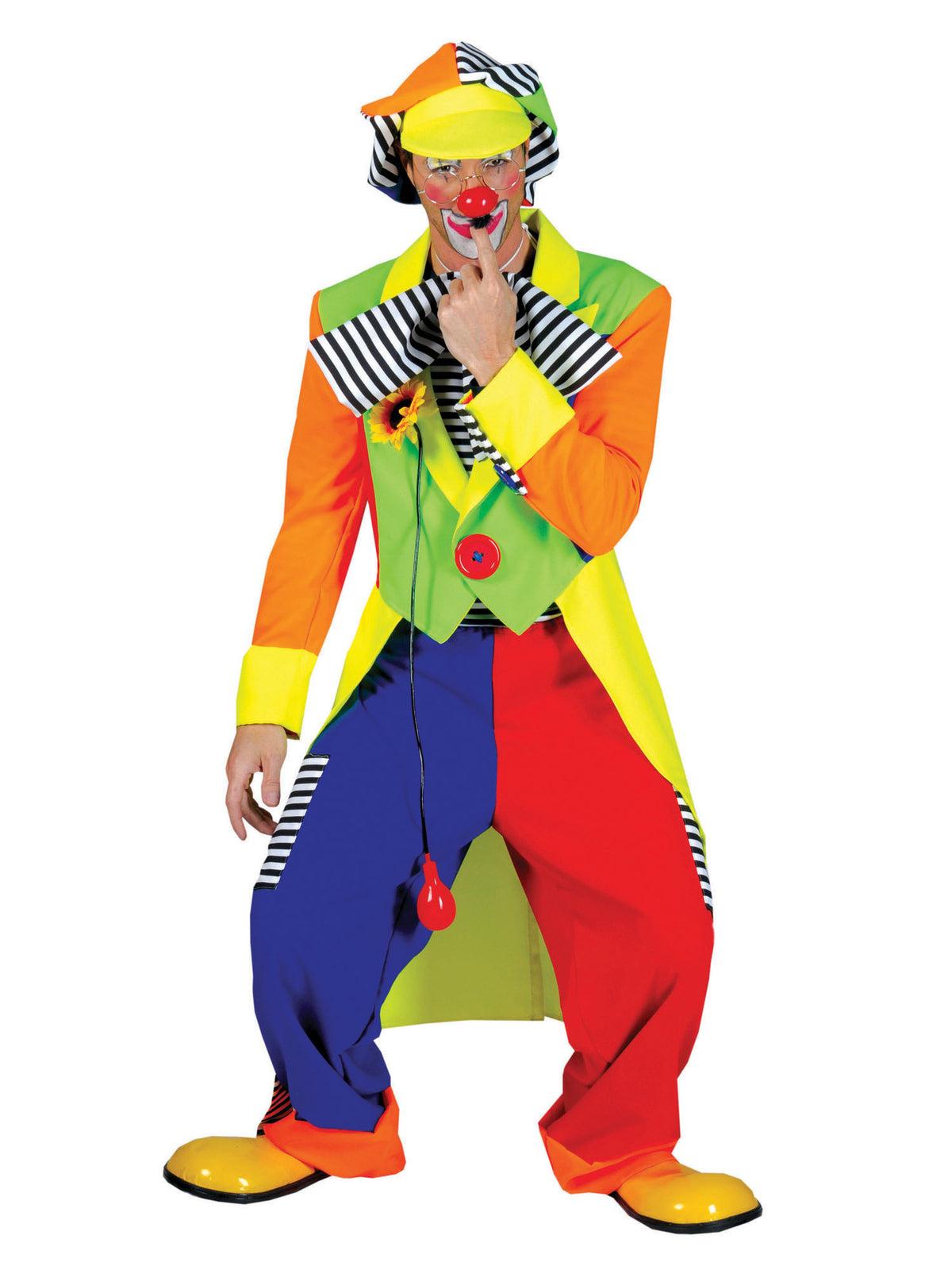 Rubies Clown Tailcoat und Trousers Kostüm für Herren