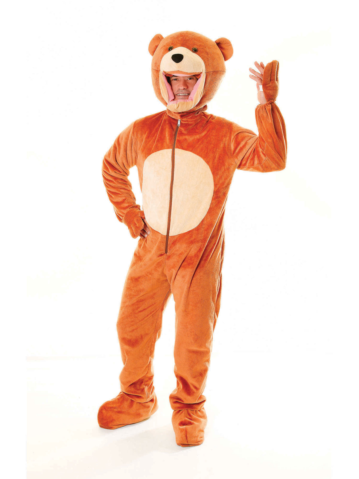 Rubies Teddy Bear Costume Big Head Kostüm für Erwachsene für Unisex