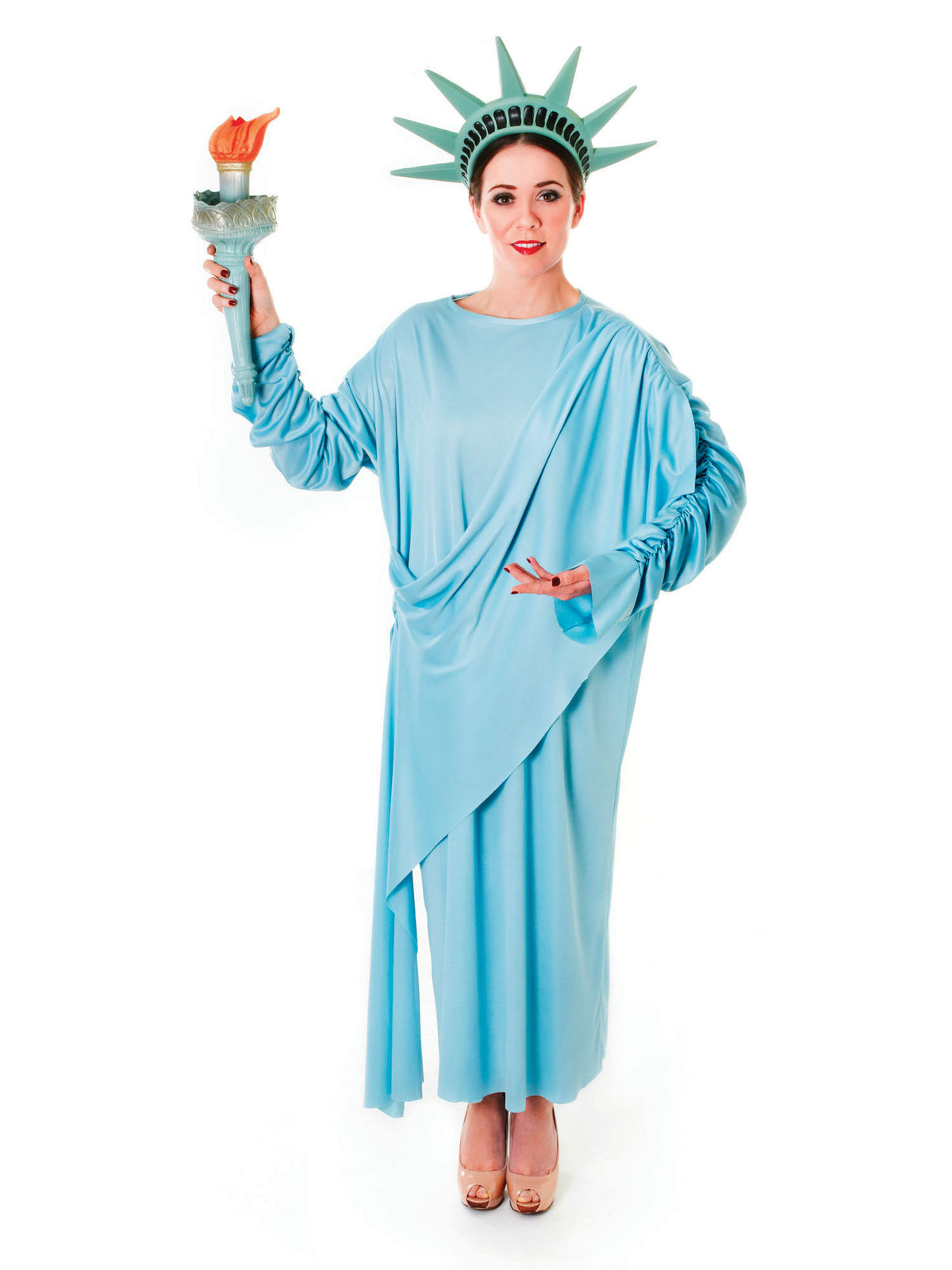 Rubies Statue Of Liberty (+ Headpiece) Kostüm für Erwachsene für Damen