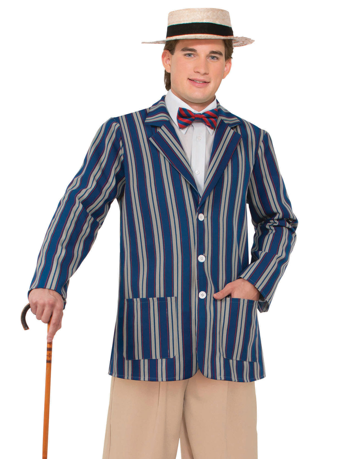 Rubies Boater Jacket (Striped) Kostüm für Erwachsene für Herren