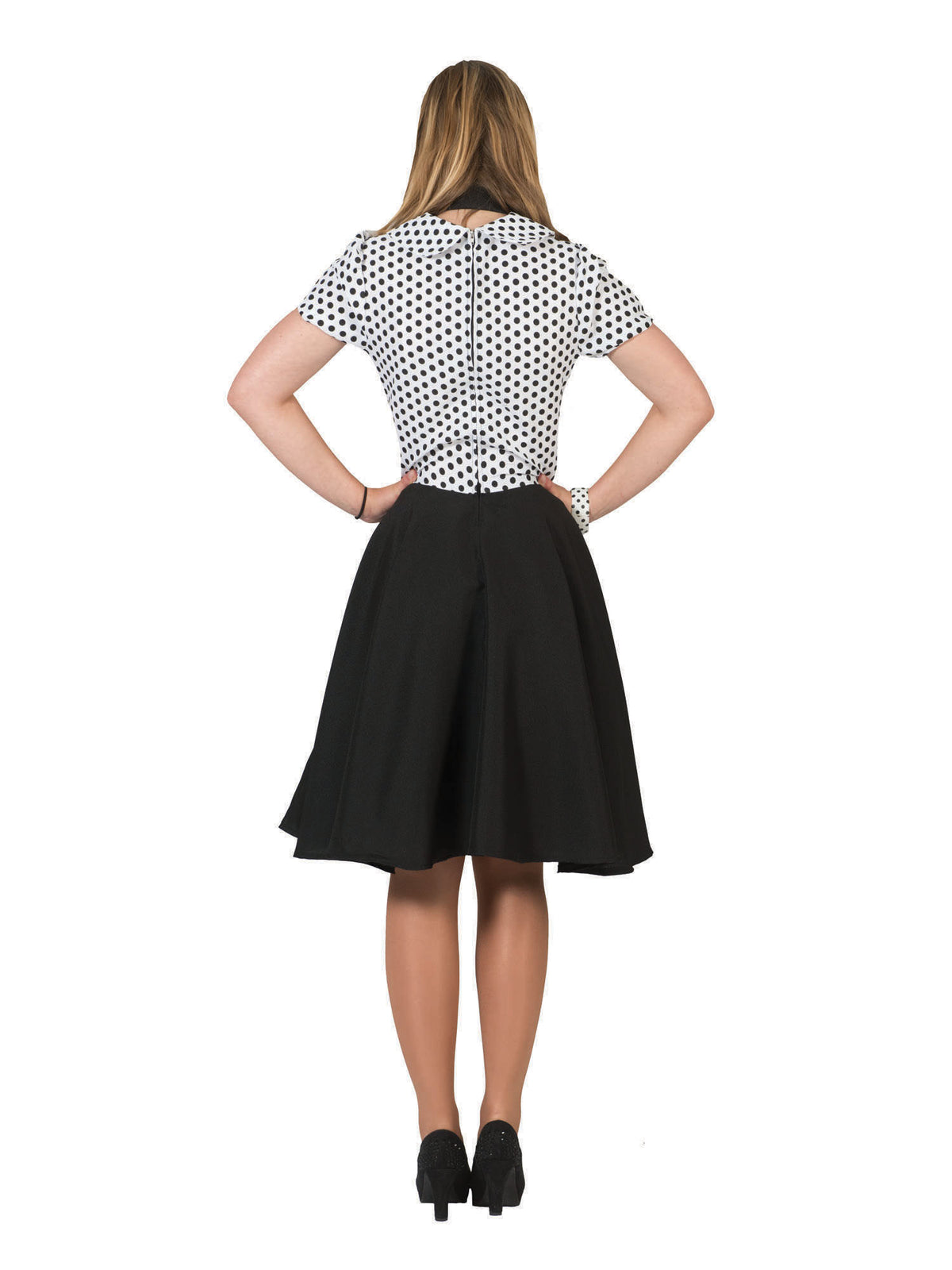 Rubies Poodle Dress Adult (40/42) (Whte/Blk) *** Kostüm für Erwachsene für Damen