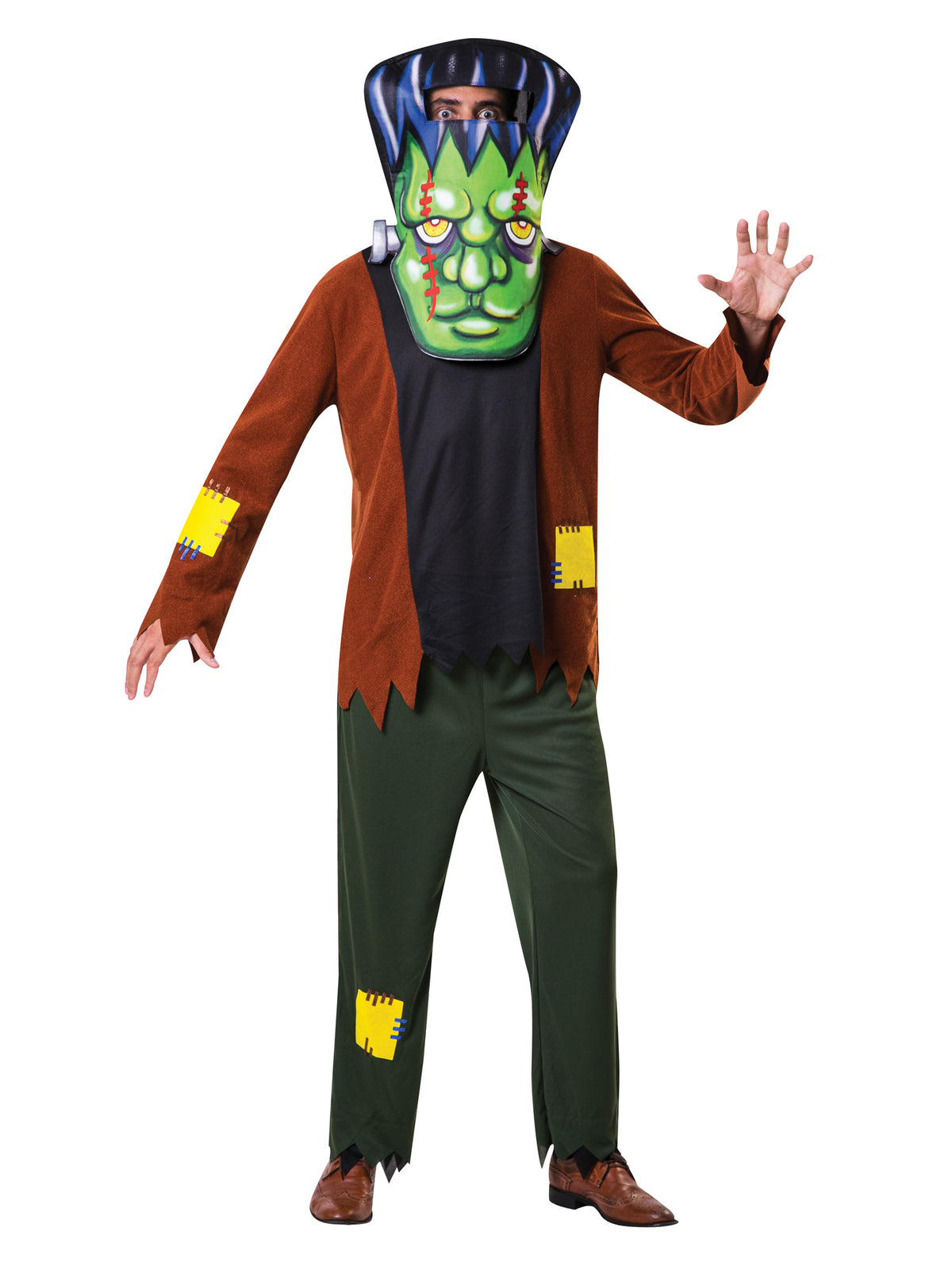 Rubies Big Head Frankenstein Kostüm für Erwachsene AF069