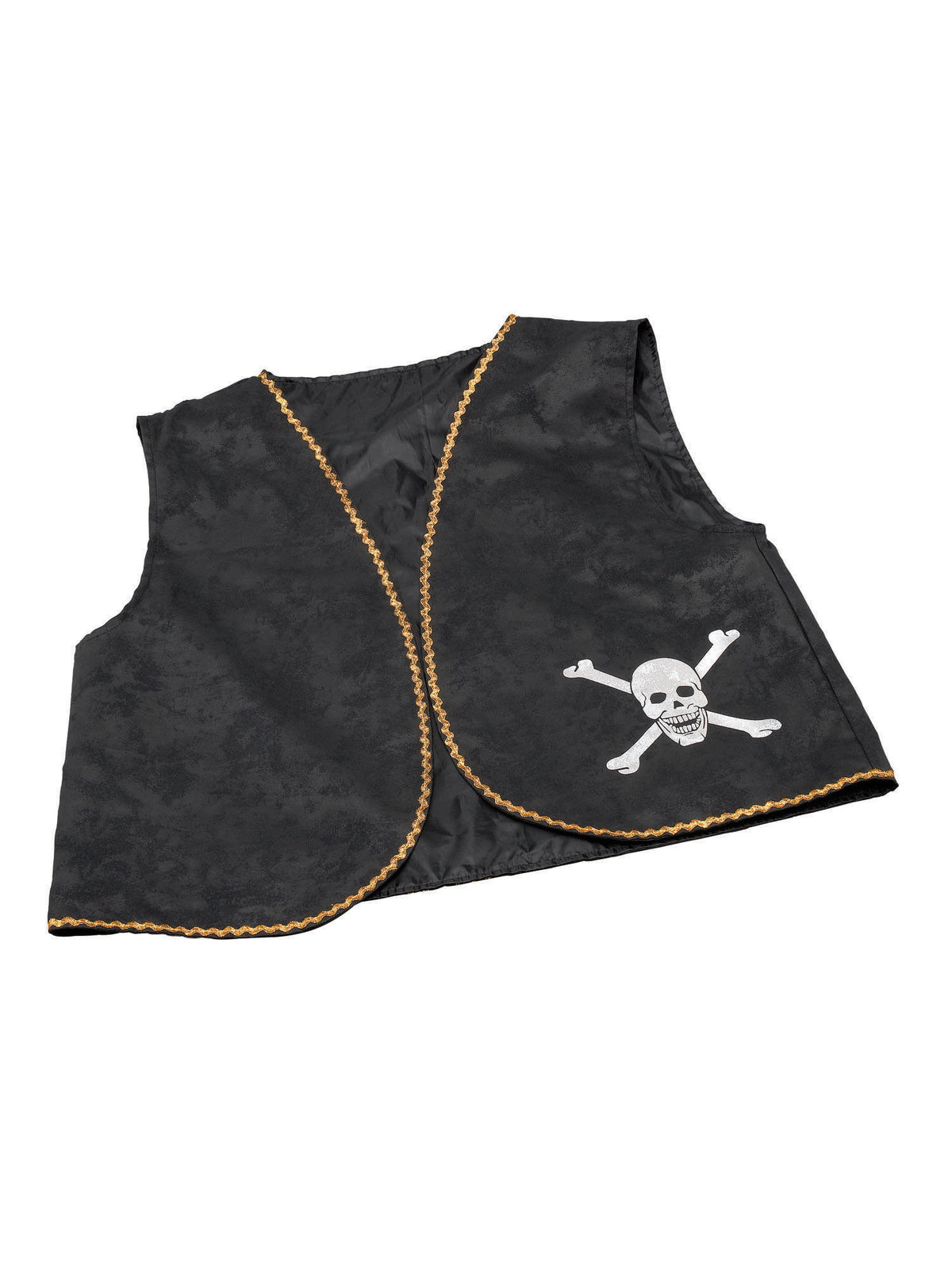 Rubies Rubies Pirate Waistcoat Black Distress Clothing Accessories