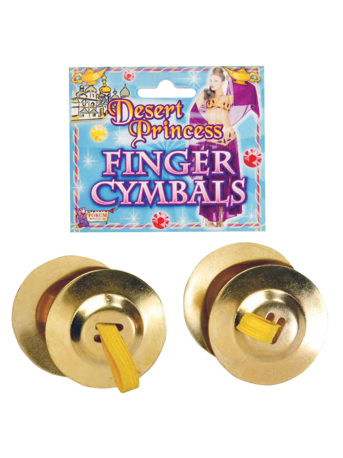 Rubies Finger Cymbals (2 In Pkt) Jewellery