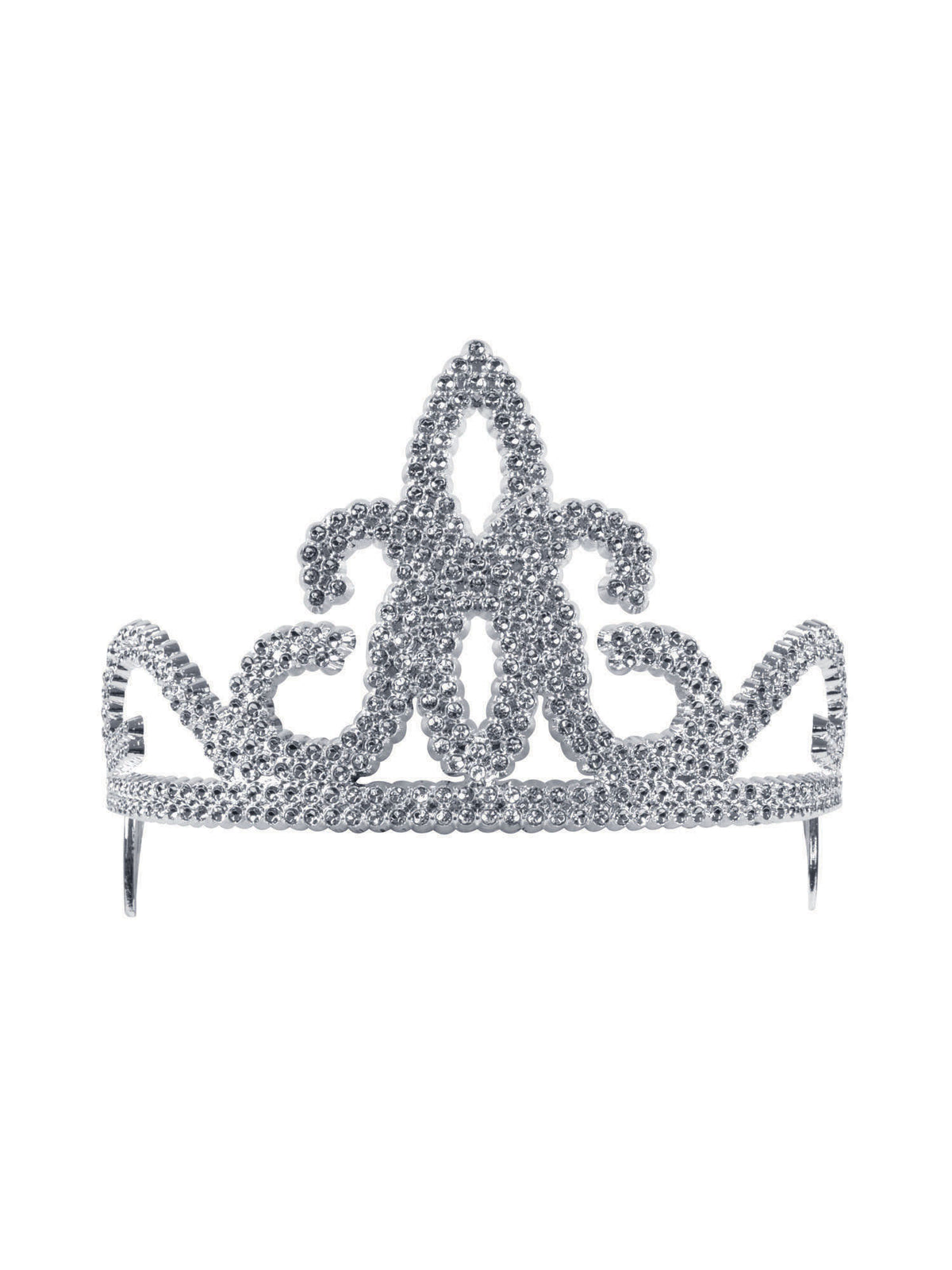 Rubies Rubies Tiara - Plastic - Silver (Twelve Pack) Headpieces and Headbands