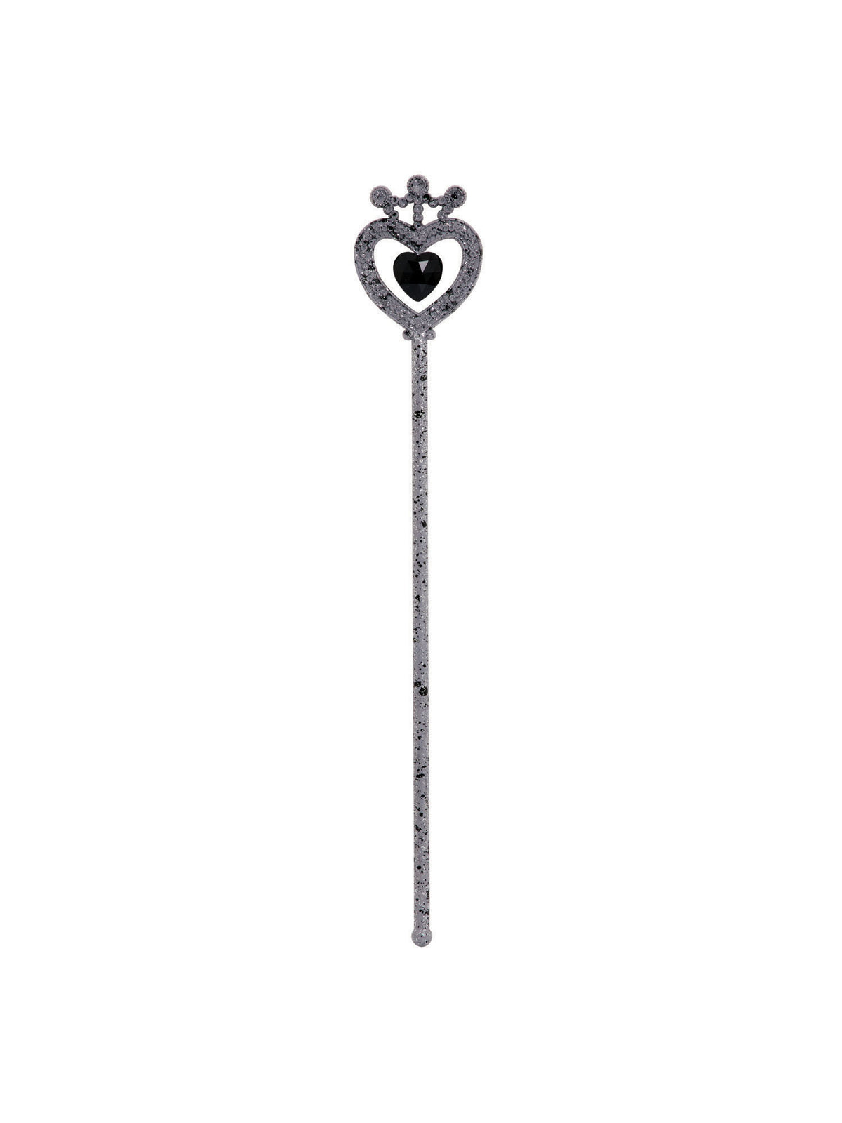 Rubies Zombie Wand W/Black Heart Stone Jewellery