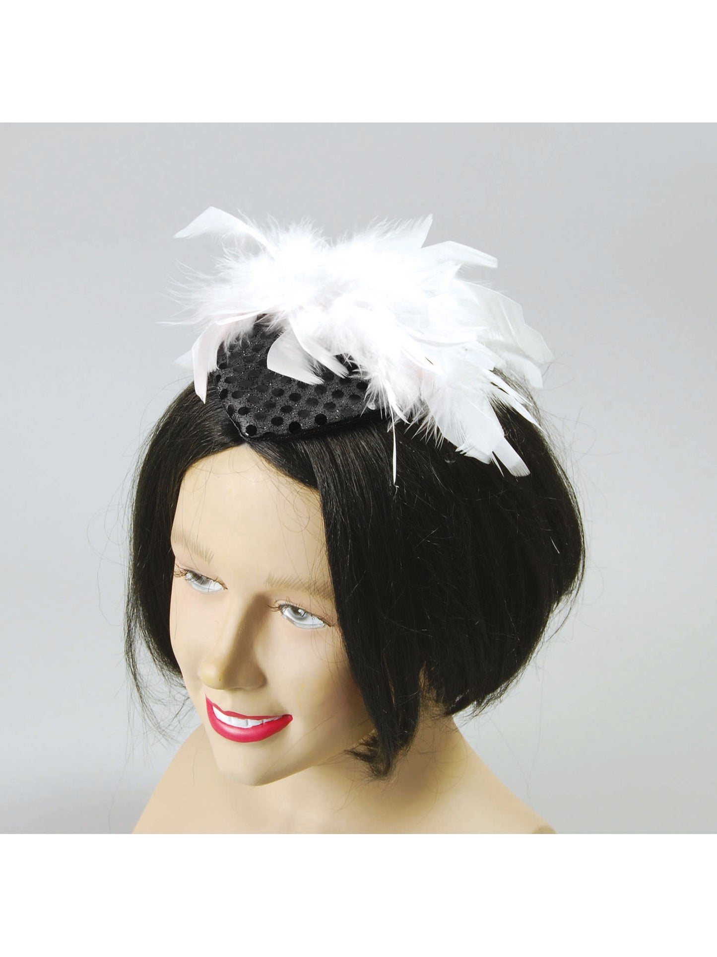 Rubies Rubies Black Gangster Moll Hat Headpieces and Headbands