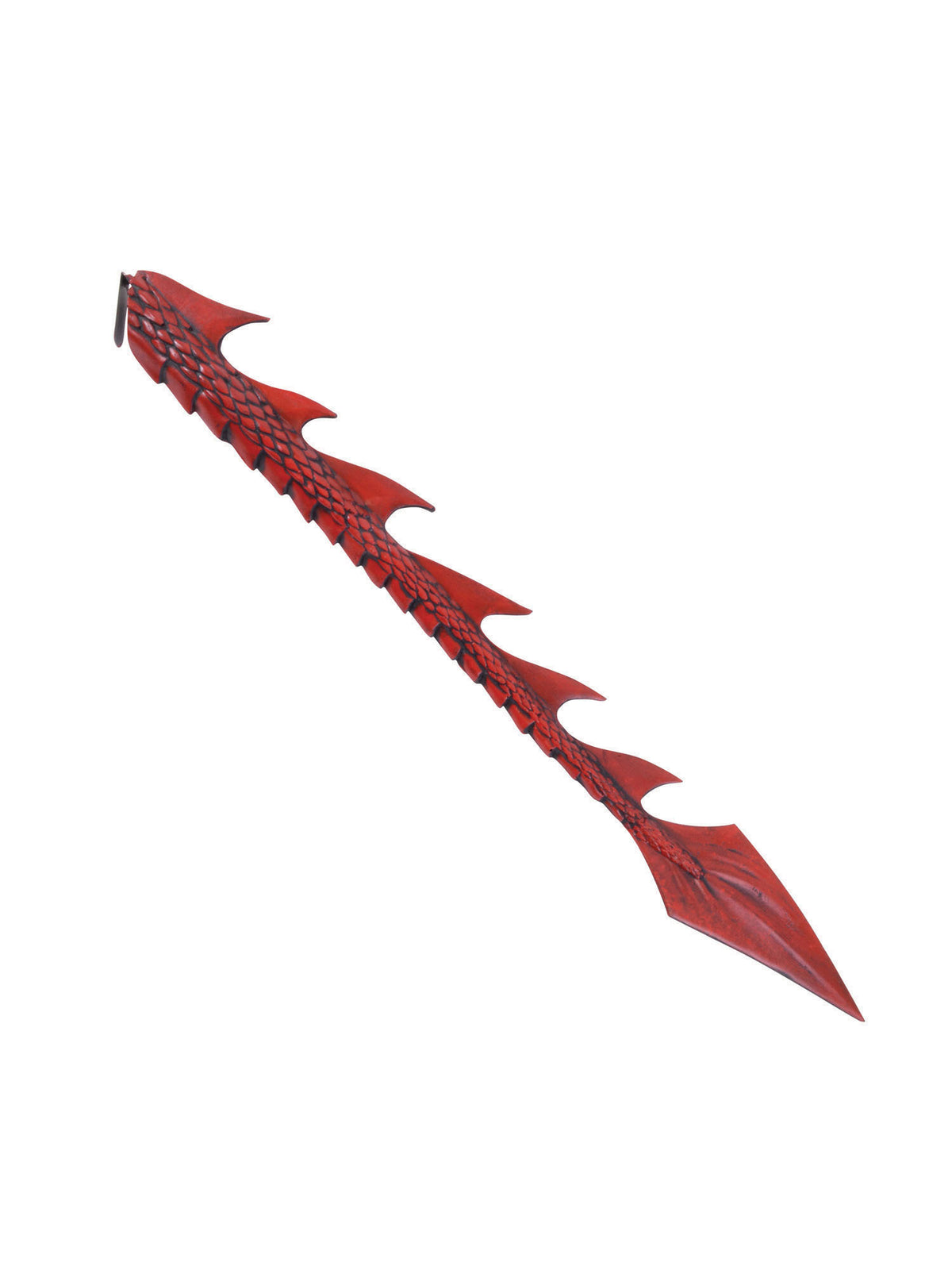 Roter Drachenschwanz zum Anclippen von Rubies