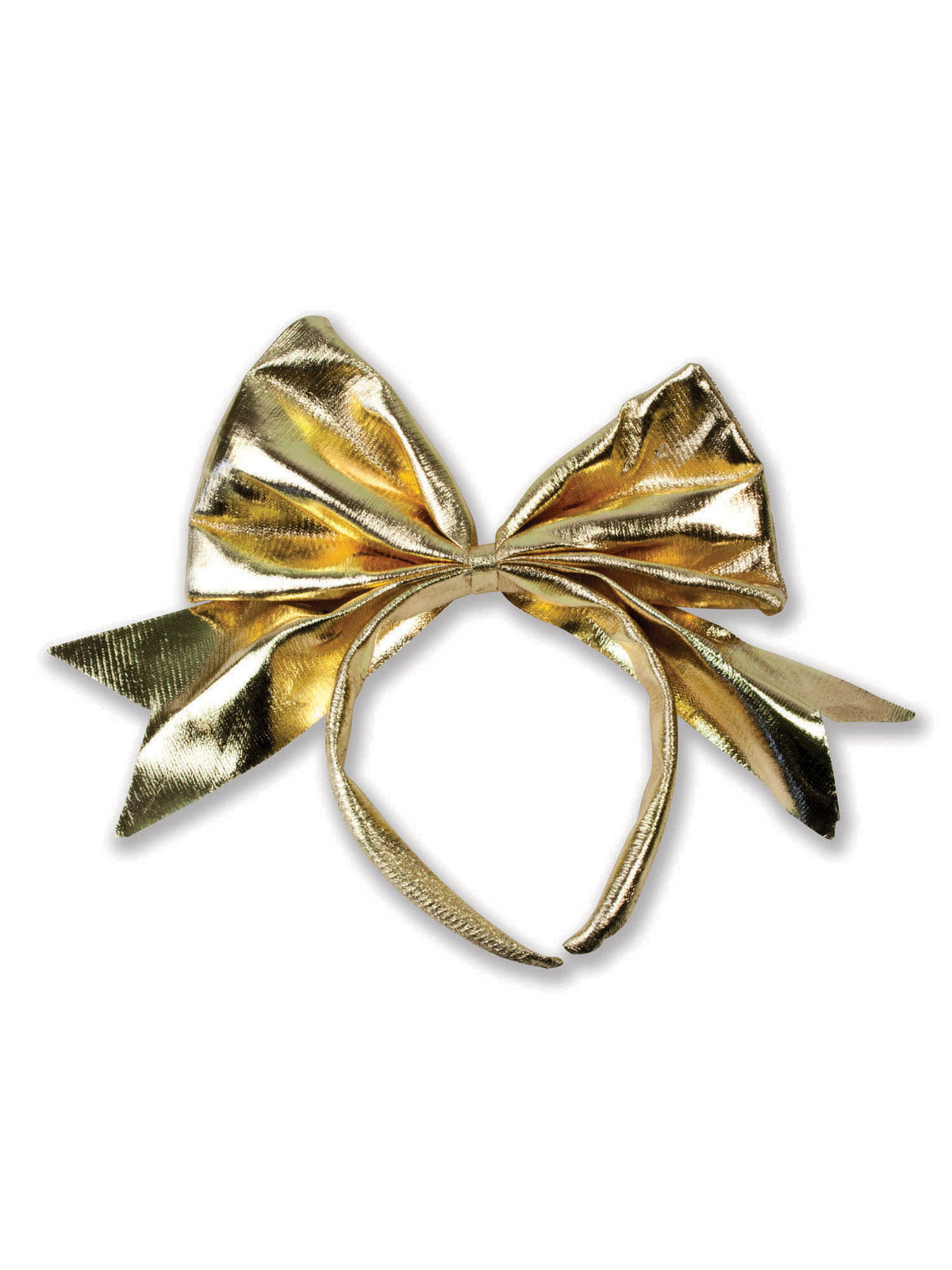 Rubies Bow on Headband -Gold Headpieces and Headbands