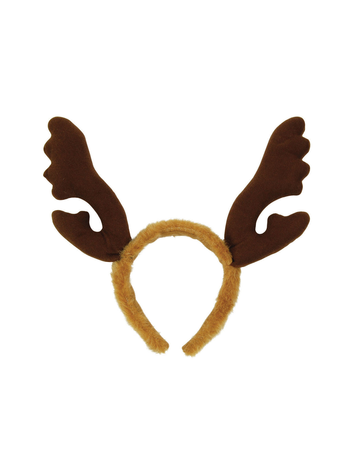 Rubies Reindeer Antlers - Brown fur Headpieces and Headbands