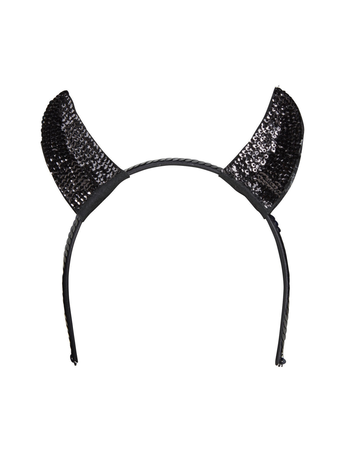 Rubies Rubies Devil Horns Black Sequin Headpieces and Headbands