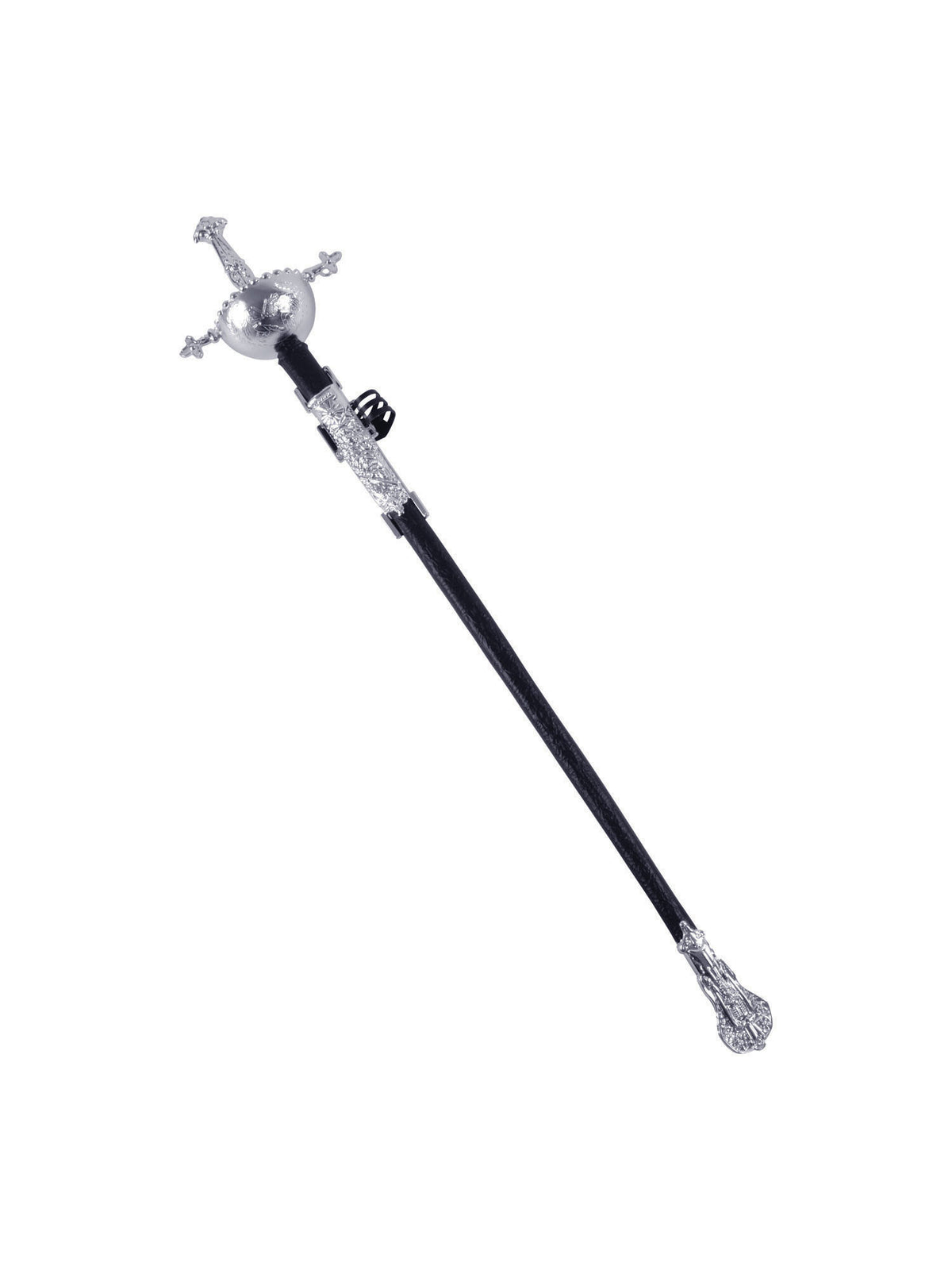 Rubies Musketeer Sword Silver Plated Toy Weapons