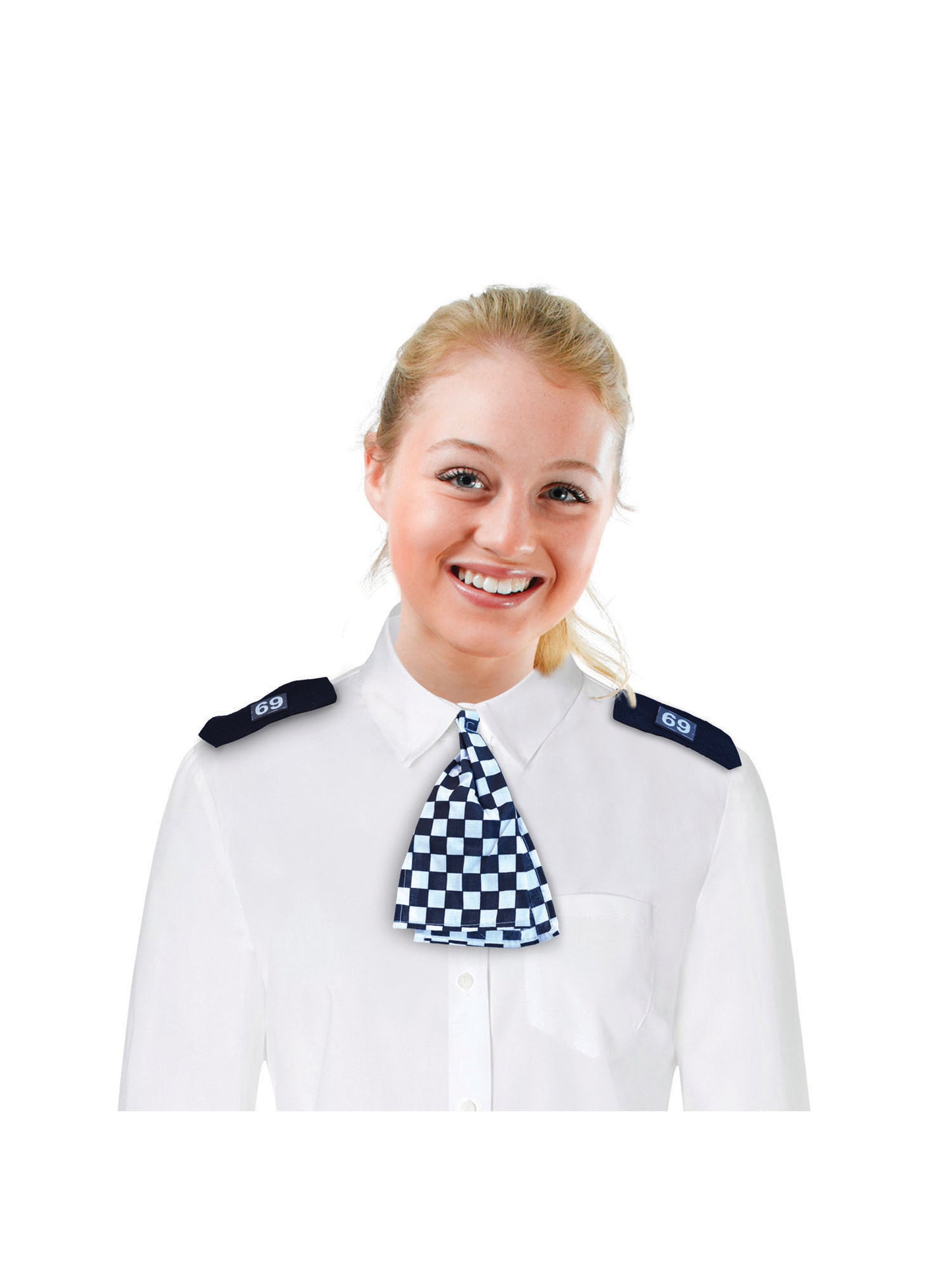 Rubies Police-Schal und Epauletten schwarz-weiss BA580