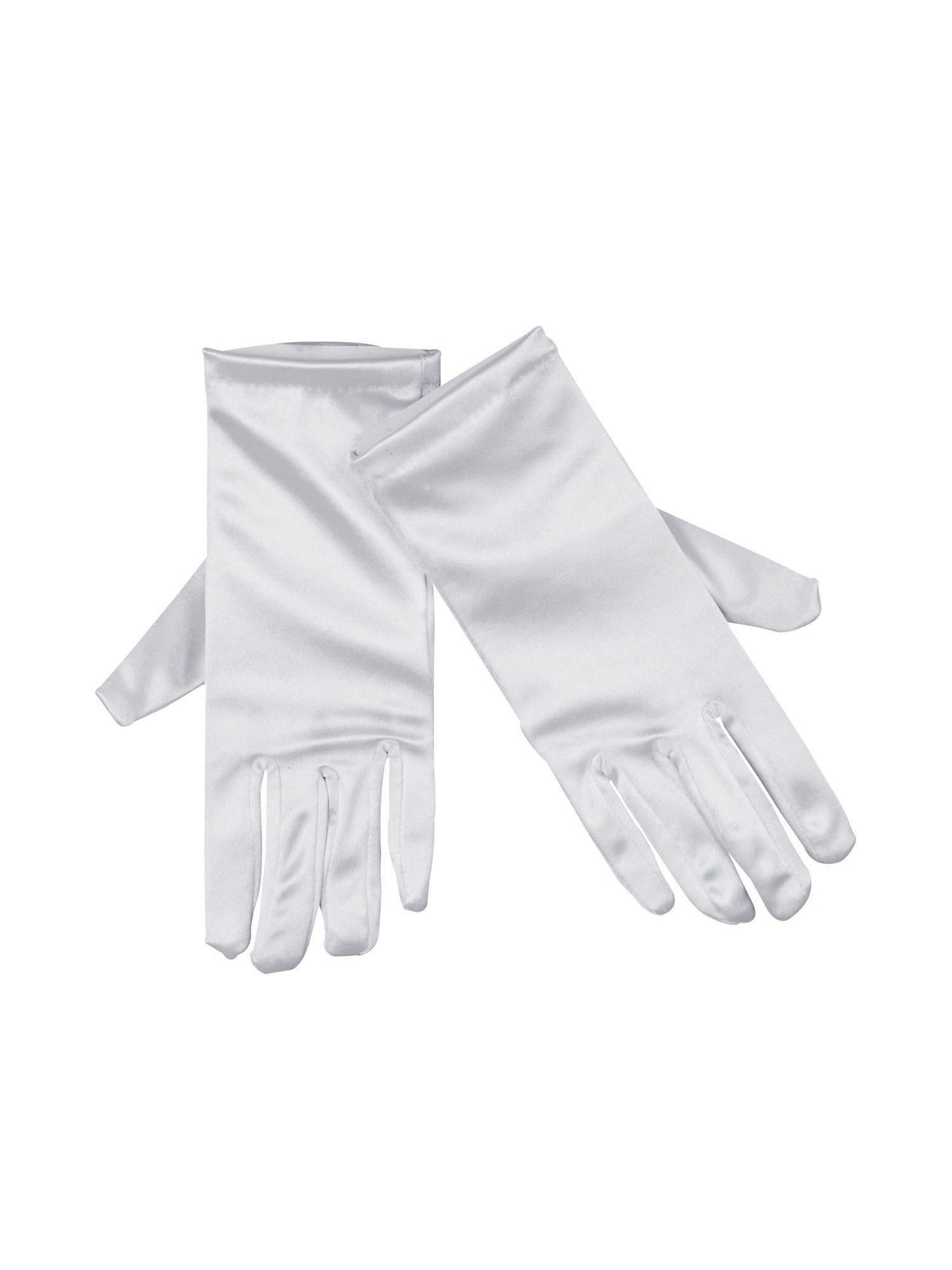 Rubies Rubies White Satin Gloves